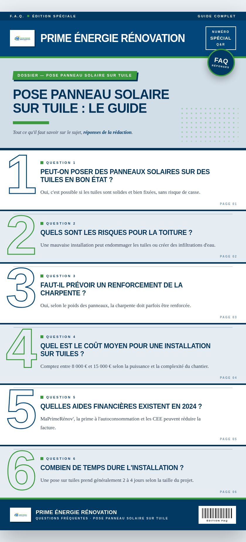 Infographie : Pose panneau solaire sur tuile : le guide