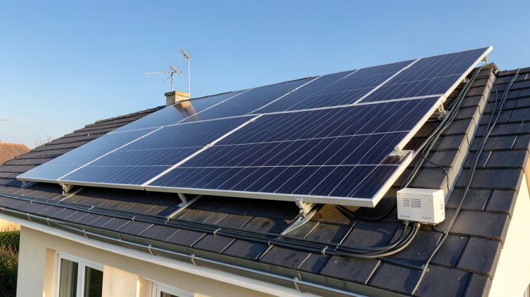 prix 3 kWc photovoltaïque installation sur toit de maison individuelle