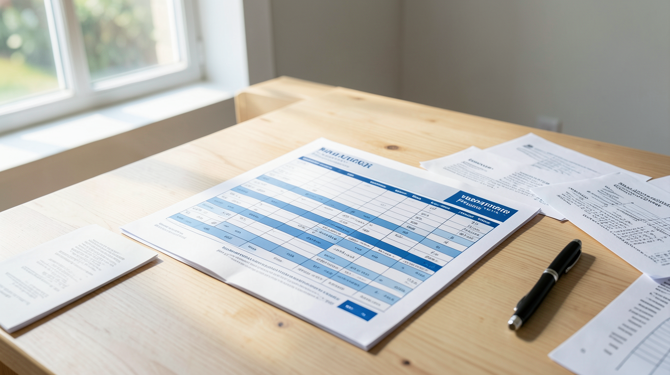 prix achat photovoltaique tableau de tarifs et plafond de 1600 heures sur une table en bois