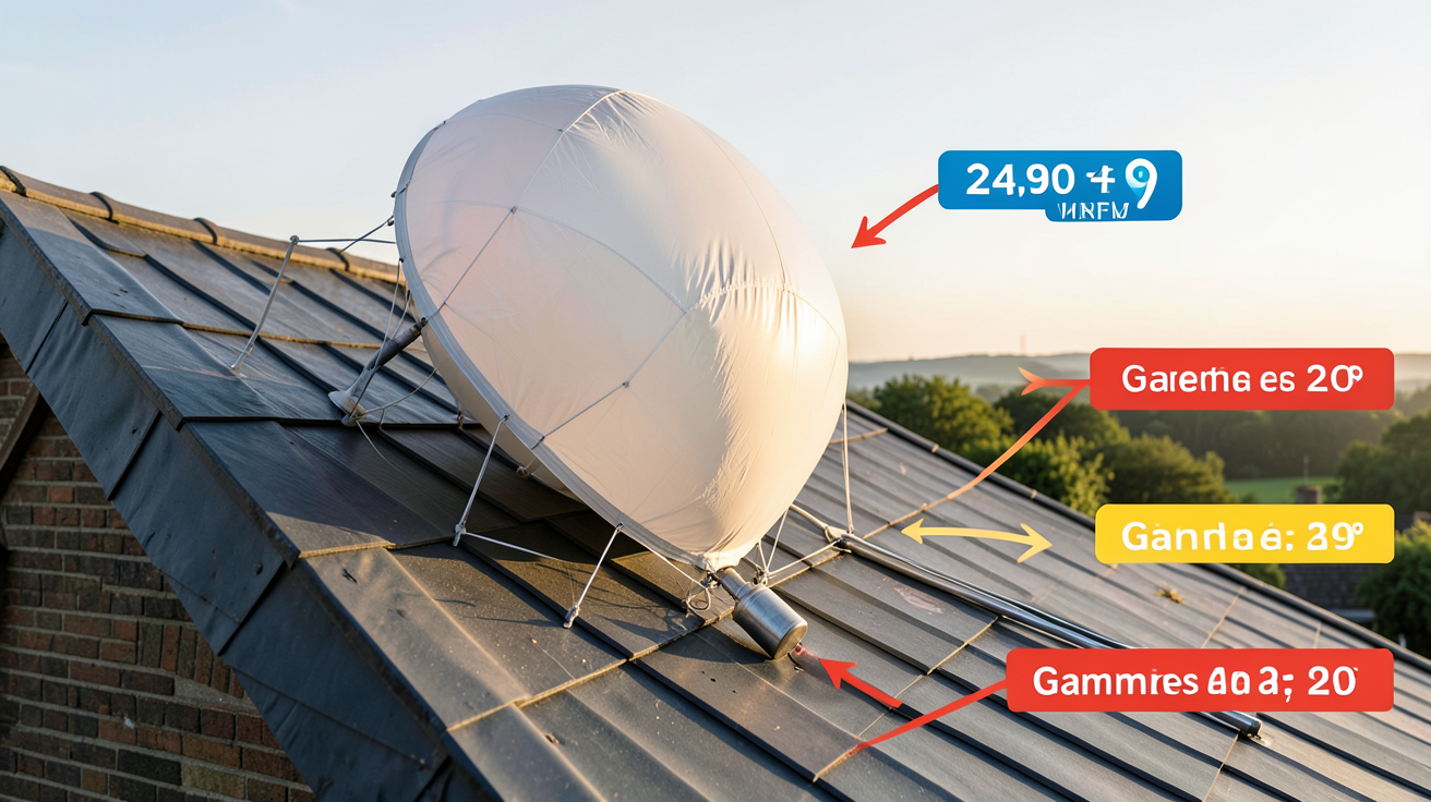 prix ballon solaire 2024 avec fourchettes et détails par modèle affichés sur des étiquettes