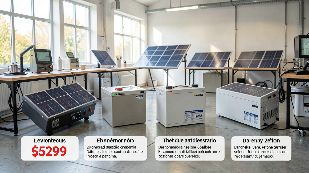 prix batterie domestique panneau solaire pour différentes technologies