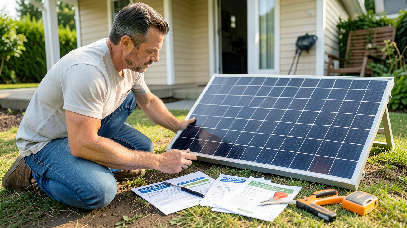 prix batterie panneau solaire propriétaire de maison consultant les aides financières et optimisant l'installation d'une batterie solaire
