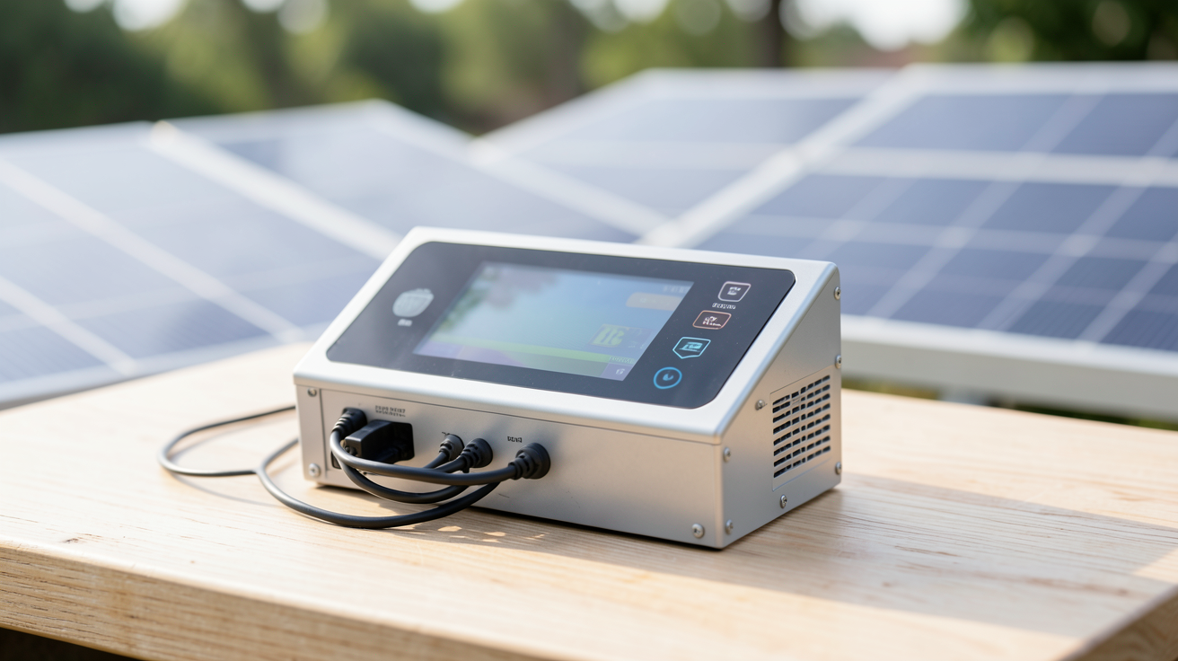 prix batterie photovoltaique comparatif des meilleures marques en 2024 avec batterie solaire et panneaux solaires en arrière-plan