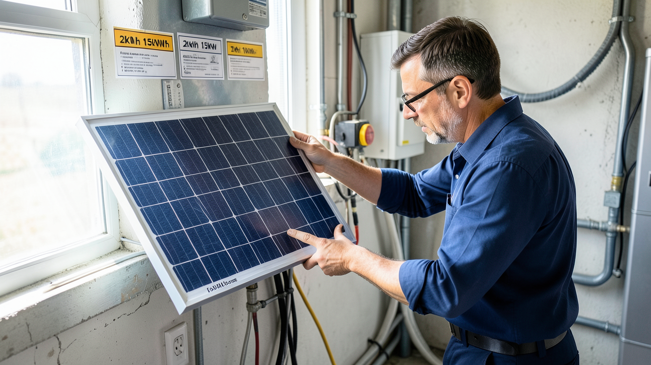 prix batterie pour panneaux photovoltaïques affichant des capacités de 2kWh à 15kWh avec matériel et installation