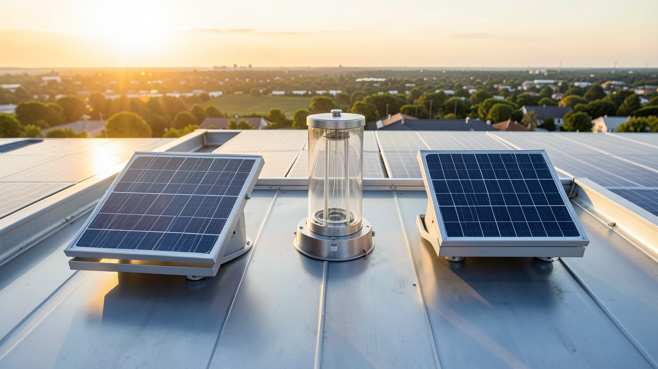 prix capteur solaire comparatif des technologies : capteurs plans, tubulaires et aérothermiques exposés sur un toit
