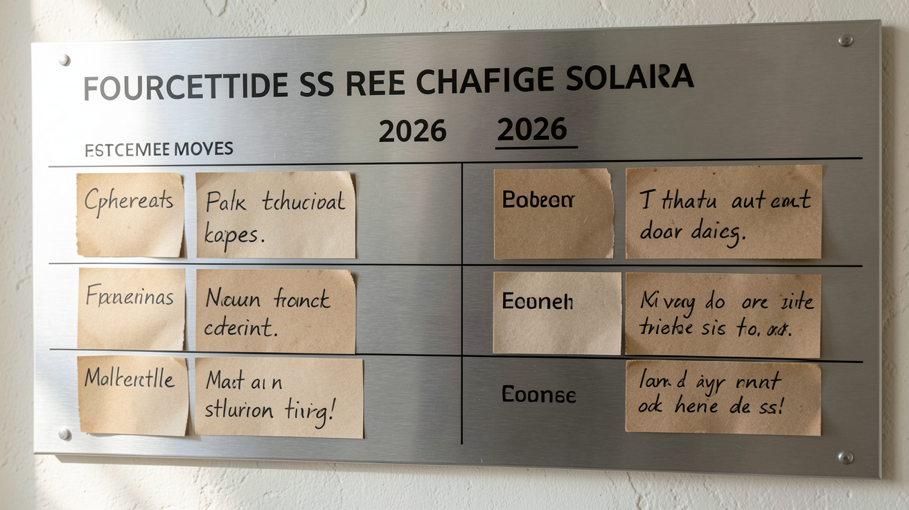 prix chauffage solaire fourchettes 2026 avec exemples concrets affichés sur un tableau métallique