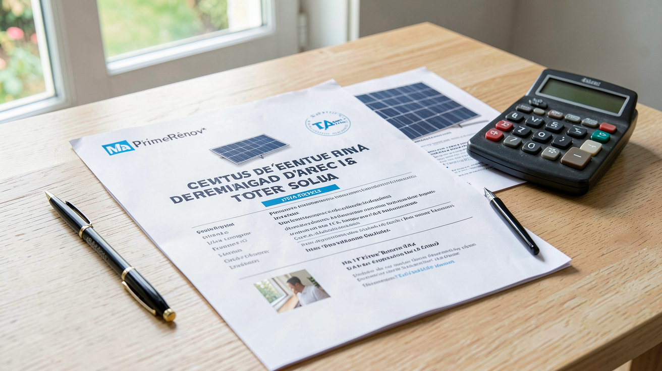 prix d'un chauffage solaire : dossier d'aides financières 2026 avec MaPrimeRénov', prime énergie et TVA réduite