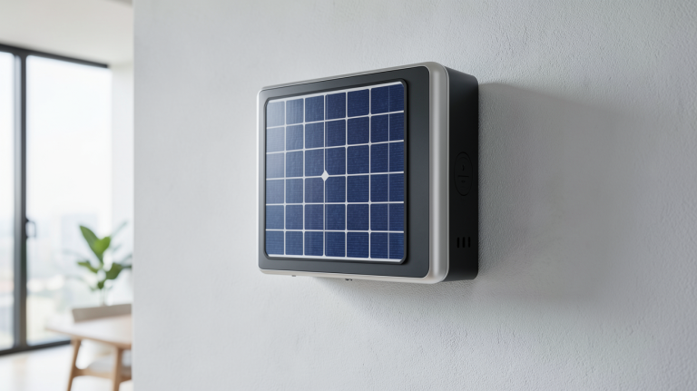 prix d un onduleur photovoltaique installé sur un mur dans une habitation moderne