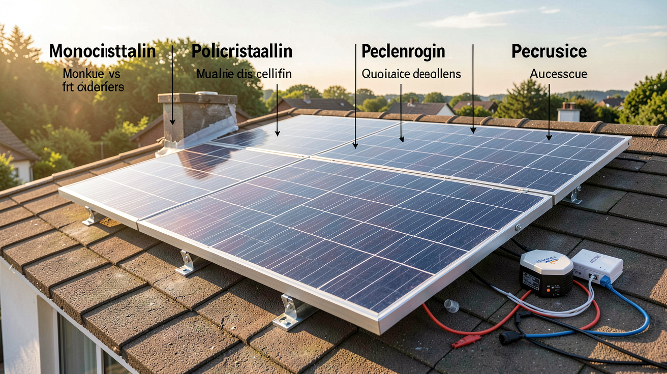 prix d un panneau solaire : critères de variation illustrés par un panneau photovoltaïque installé sur un toit