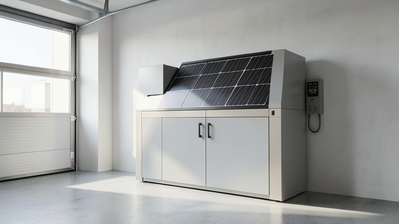 prix d une batterie solaire et système de stockage d'énergie résidentiel moderne