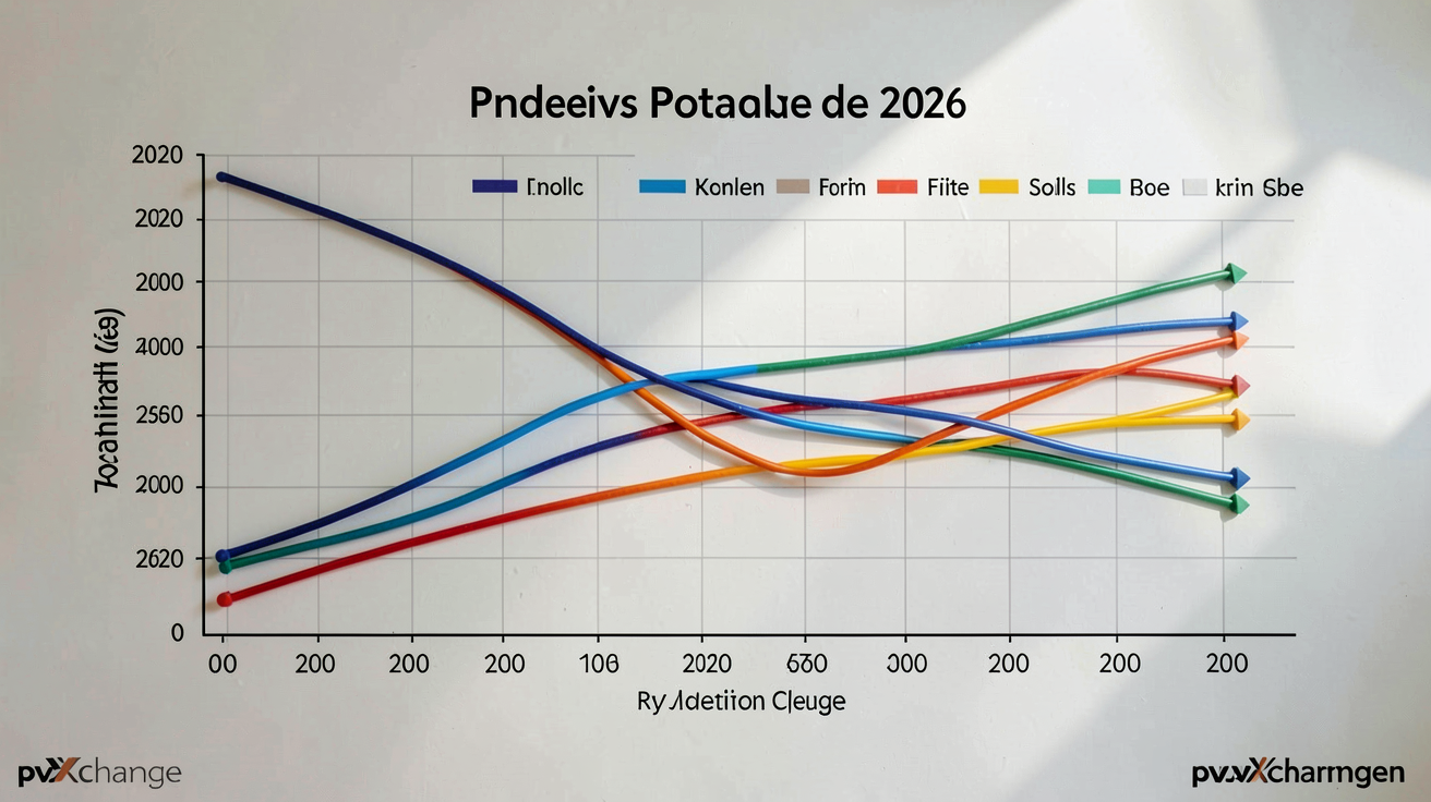 prix des modules photovoltaiques évolution historique 2020-2026 graphique pvXchange