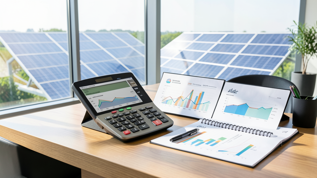 prix des panneaux solaires photovoltaïques calcul retour sur investissement avec graphiques et calculateur financier