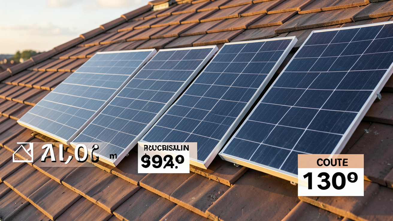 prix du m2 de panneau solaire comparatif des différents types de panneaux solaires avec leurs coûts au mètre carré