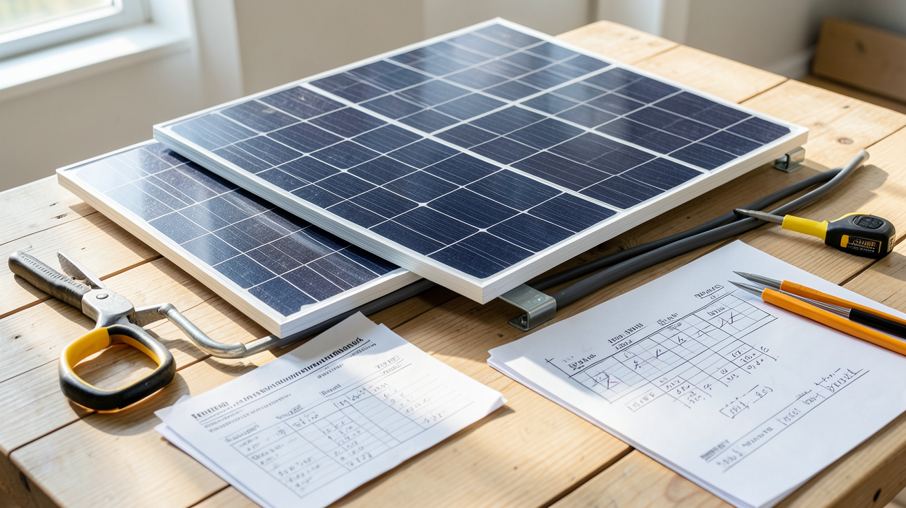 prix du mètre carré de panneau photovoltaïque : décomposition du coût total avec matériel, main-d'œuvre et frais annexes