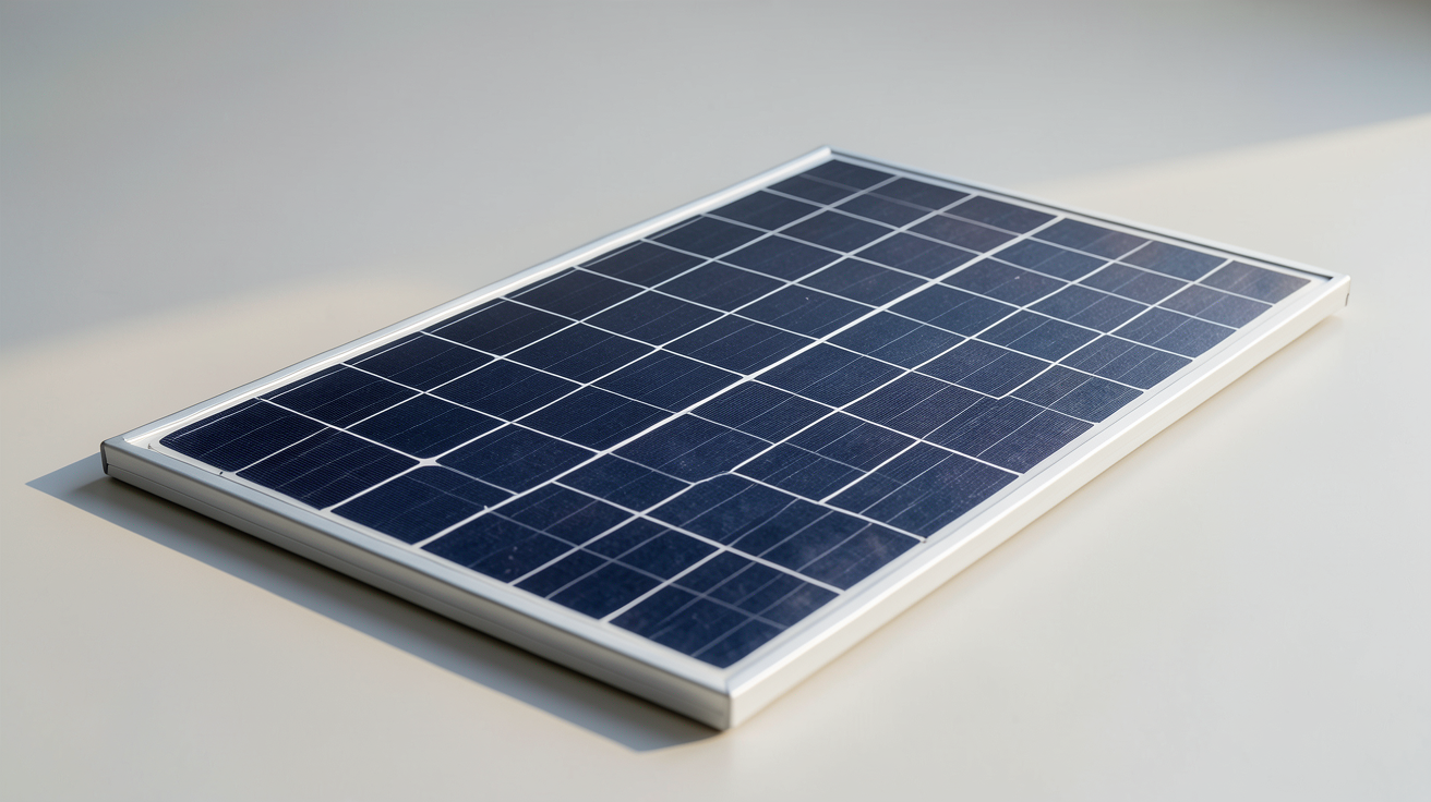 prix du panneau solaire calculé individuellement avec un panneau photovoltaïque posé sur une surface plane