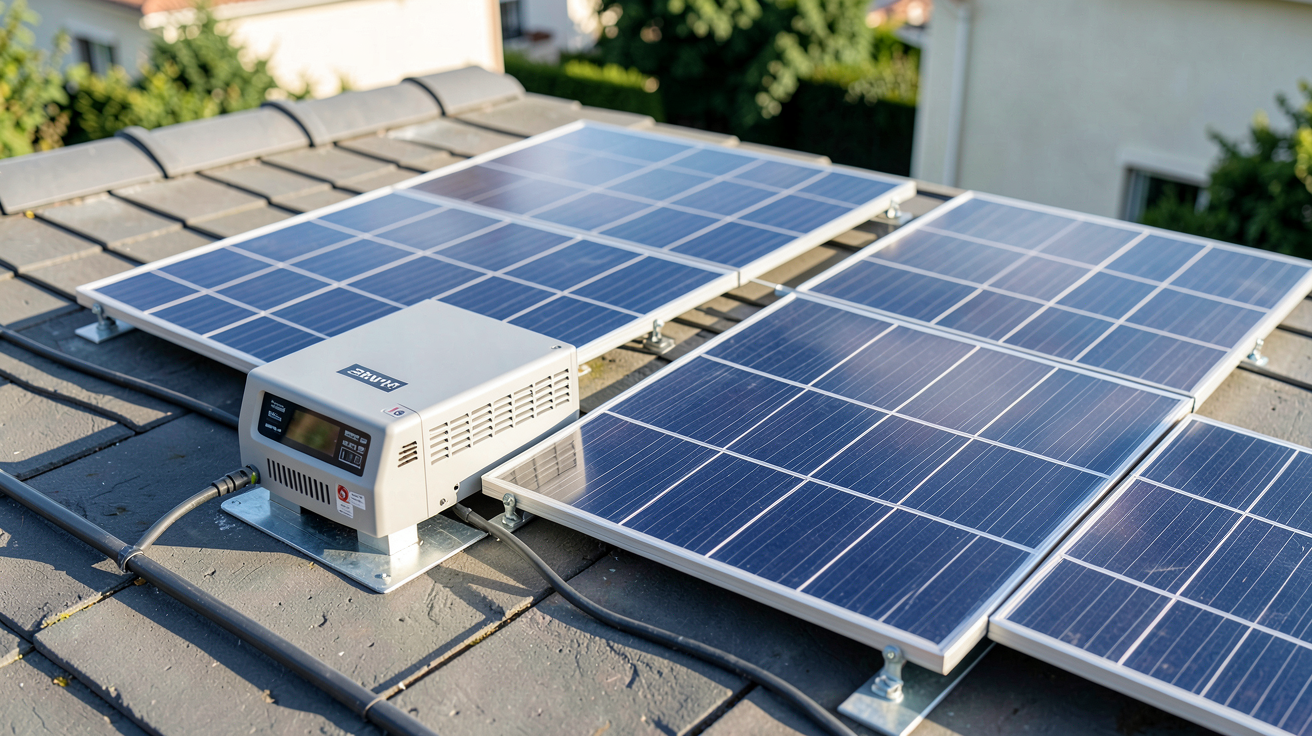 prix installation panneau solaire 3kw illustrant les composants techniques d'un système solaire résidentiel