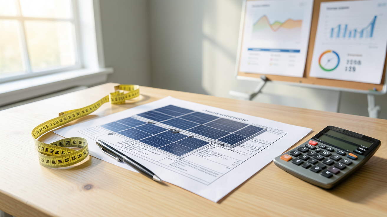 prix d'une installation de panneaux photovoltaïques avec tarifs 2026 affichés sur un devis
