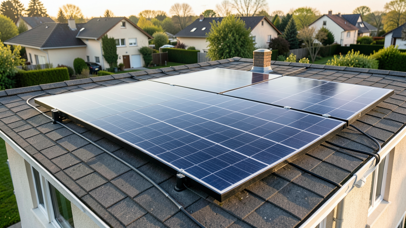 prix d'une installation photovoltaïque 9 kWc sur le toit d'une maison individuelle