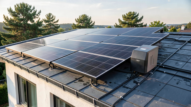 prix installation photovoltaique autonome système photovoltaïque autonome sur toit de maison