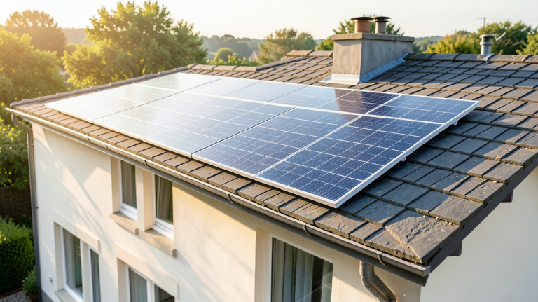 prix moyen d'un panneau solaire photovoltaïque installé sur le toit d'une maison