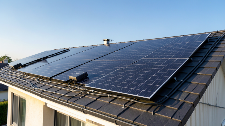 prix moyen d'une installation photovoltaïque sur le toit d'une maison résidentielle