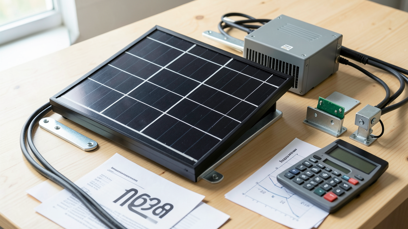 prix moyen d un panneau solaire photovoltaïque : décomposition détaillée des coûts avec panneaux, onduleur, fixation, main-d'œuvre, raccordement et TVA