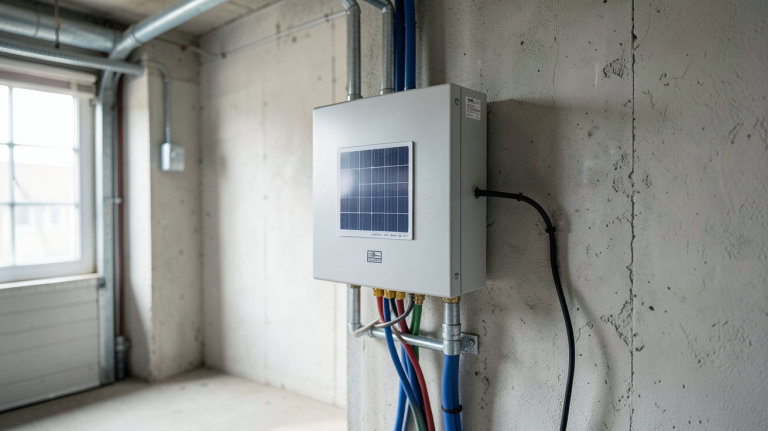 prix d'un onduleur pour panneaux photovoltaïques installé dans un garage technique