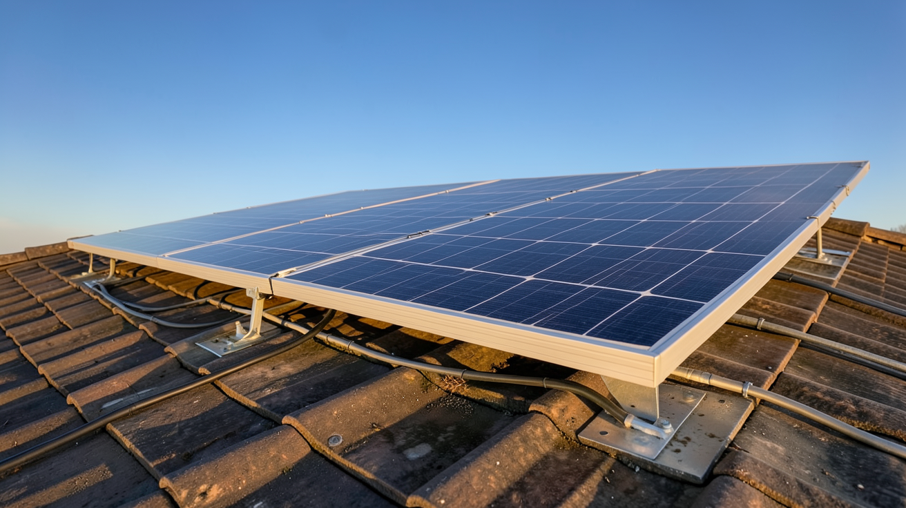 prix d'un panneau photovoltaïque 300W installé sur un toit avec calcul de retour sur investissement et rentabilité