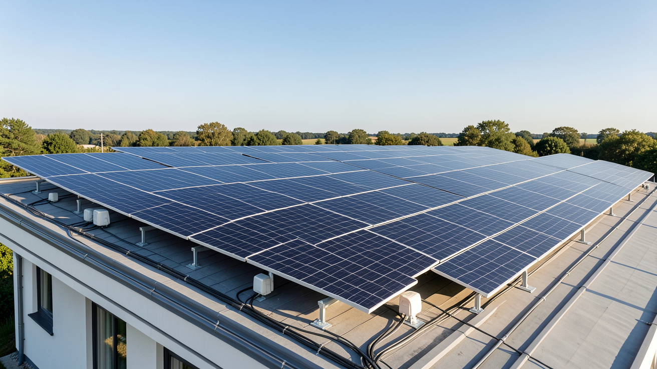 prix panneau photovoltaïque pour maison 100m2 installation complète sur toit en 2024