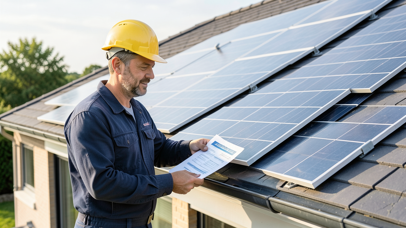 prix panneau photovoltaique pour maison 100m2 avec aides financières 2024 présentés par un installateur