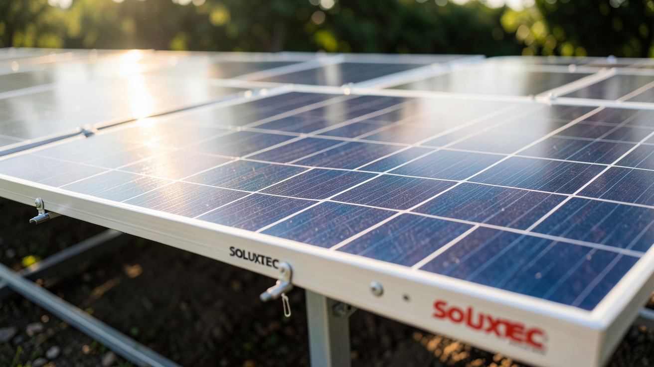 prix panneau photovoltaïque Soluxtec modèles disponibles exposés en extérieur