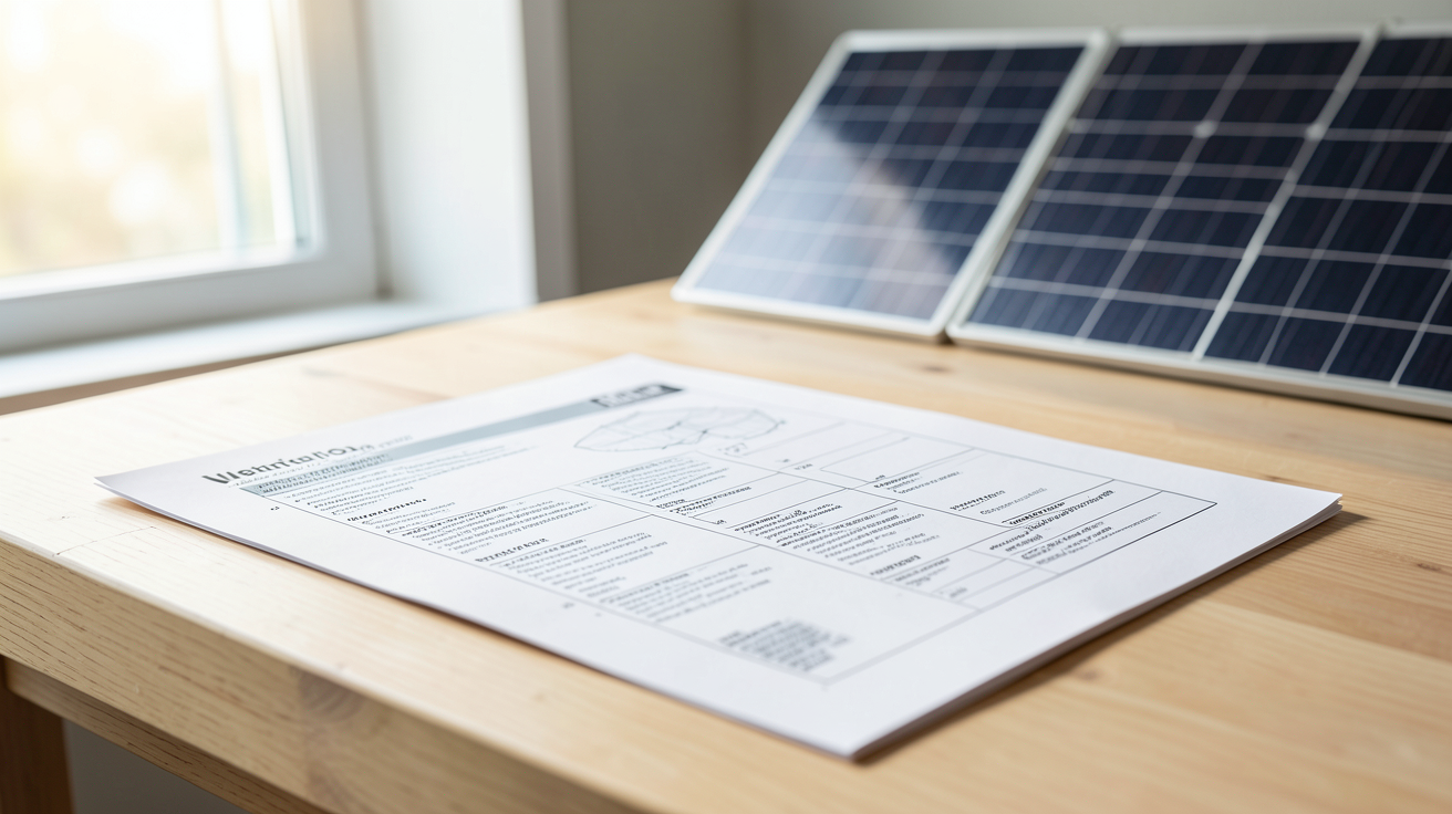 prix panneau solaire 2022 coût moyen d'une installation solaire selon la puissance présenté sur un devis détaillé