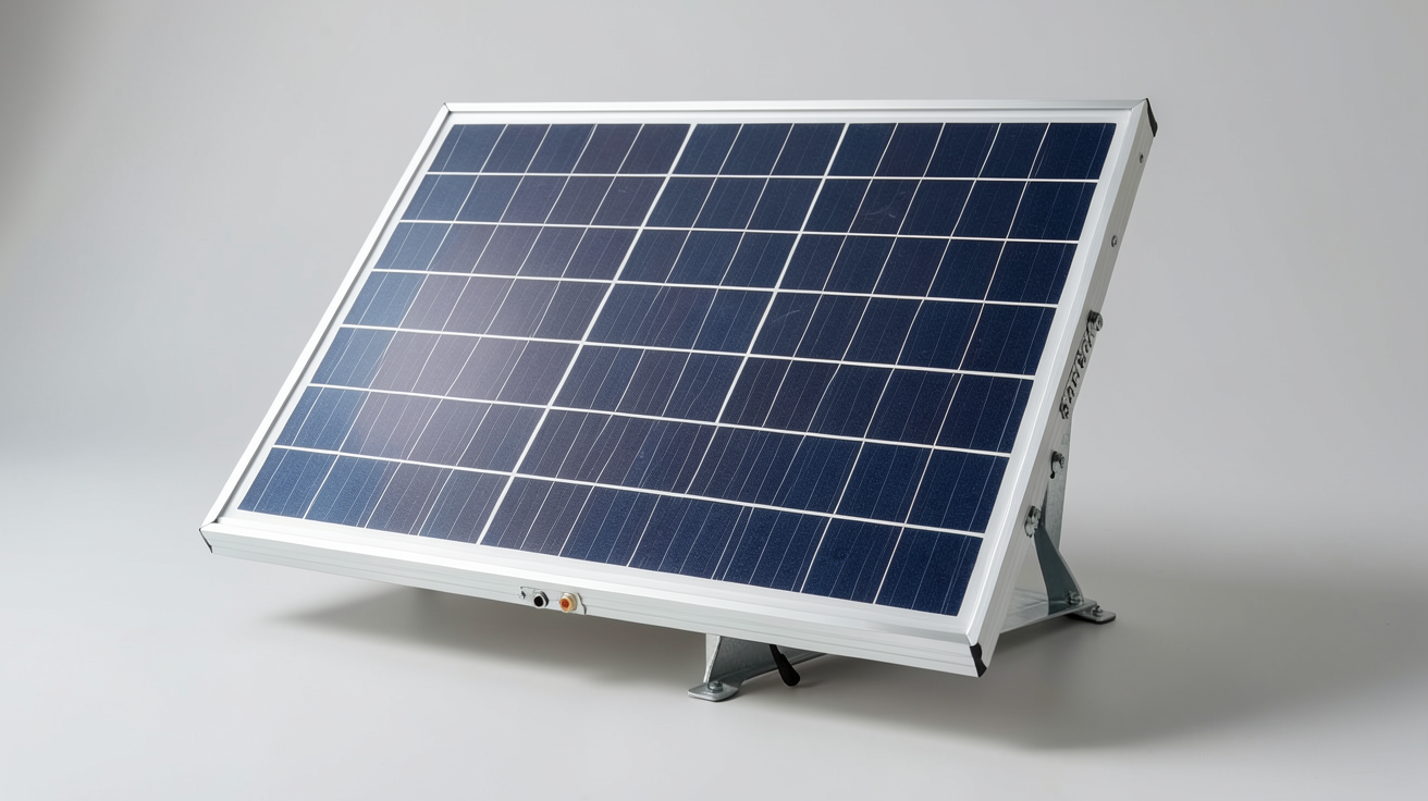 prix d'un panneau solaire 300W seul en 2026 posé sur un support métallique