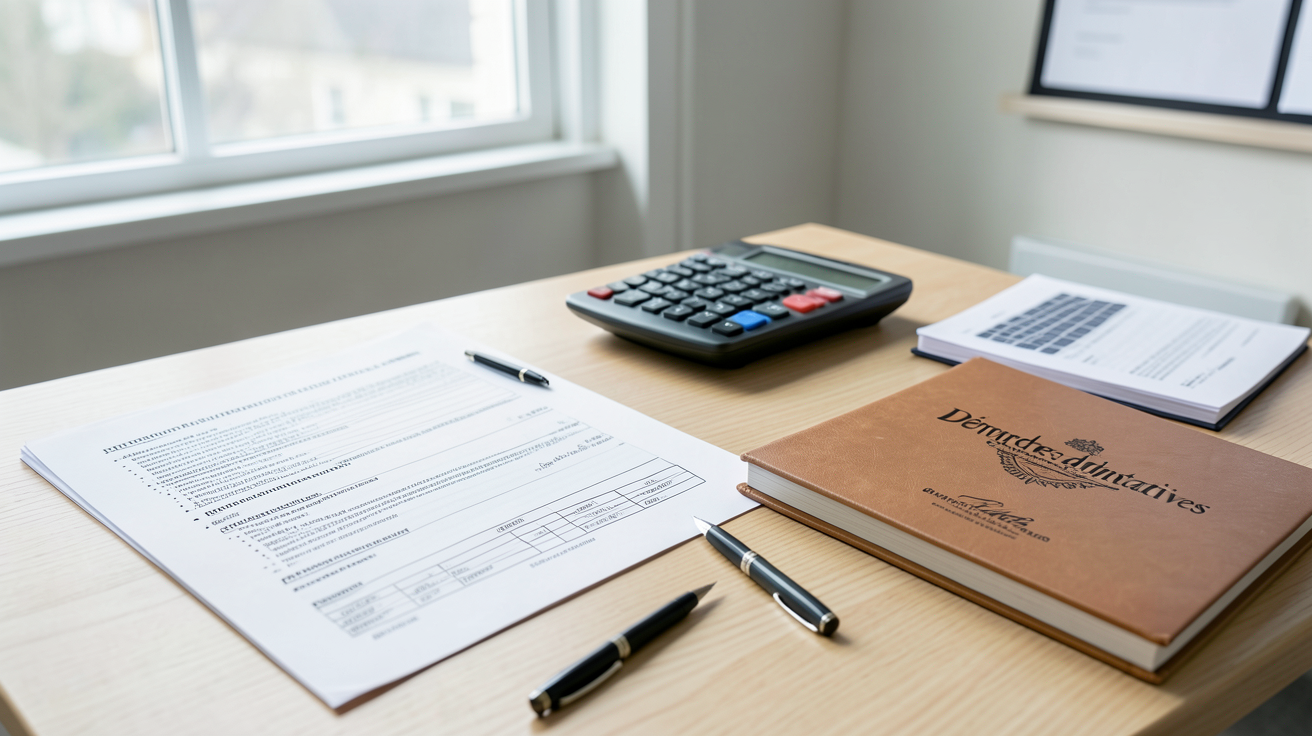 prix panneau solaire 3kw étapes administratives avec documents et formulaires sur un bureau