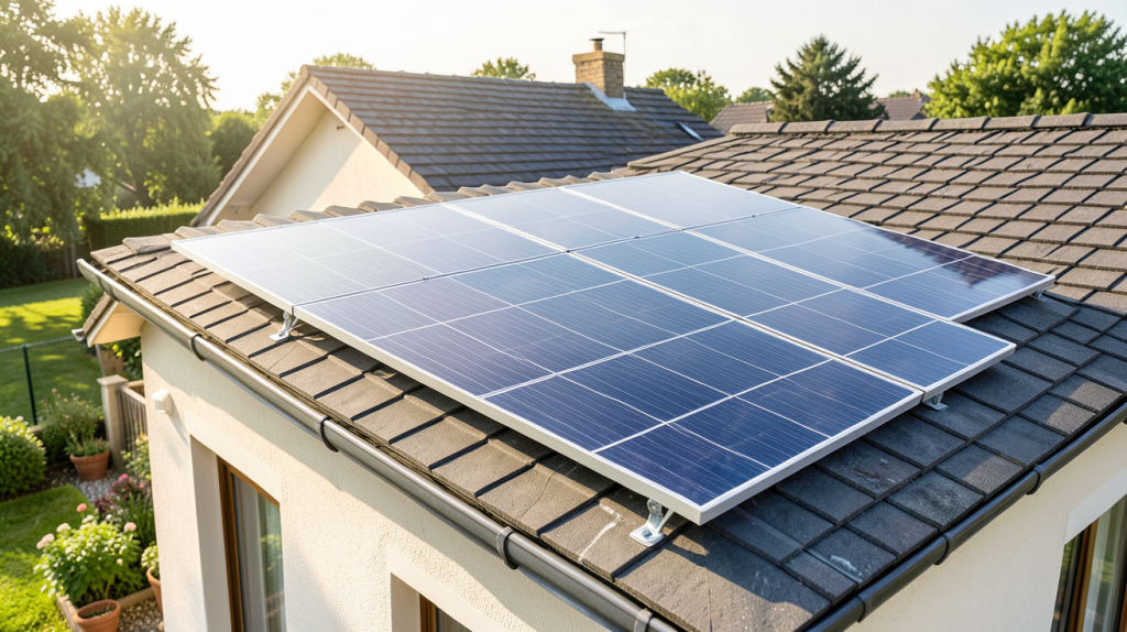 prix d'un panneau solaire pour chauffe-eau installé sur le toit d'une maison