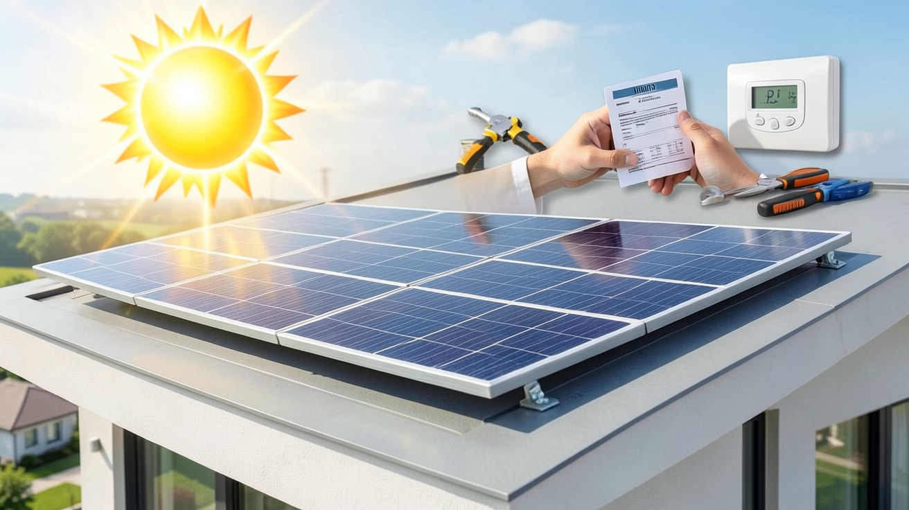 prix panneau solaire illustrant les principaux facteurs qui influencent son coût : ensoleillement, type de panneau, coût d'installation et incitations financières