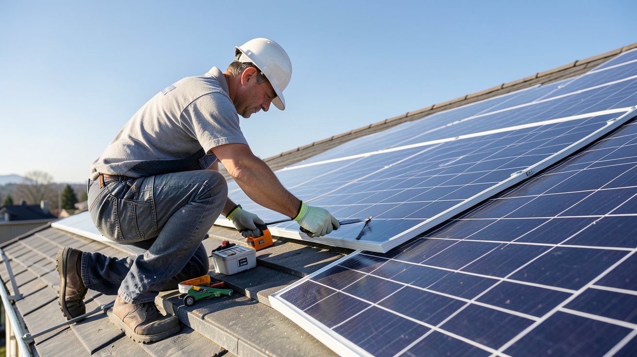 prix panneau solaire maison individuelle facteurs influençant le coût d'une installation solaire vérifiés par un professionnel sur un toit