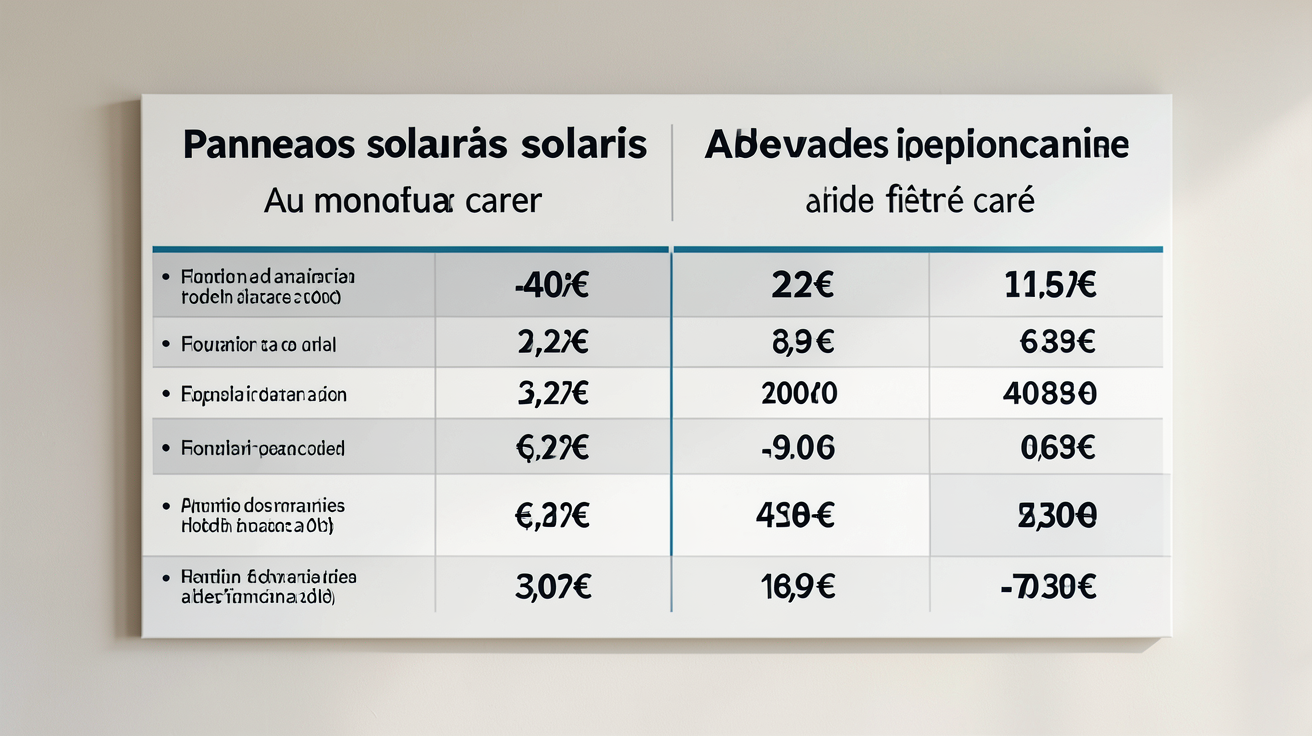 prix panneau solaire photovoltaïque m2 impact des aides financières sur le coût net au mètre carré