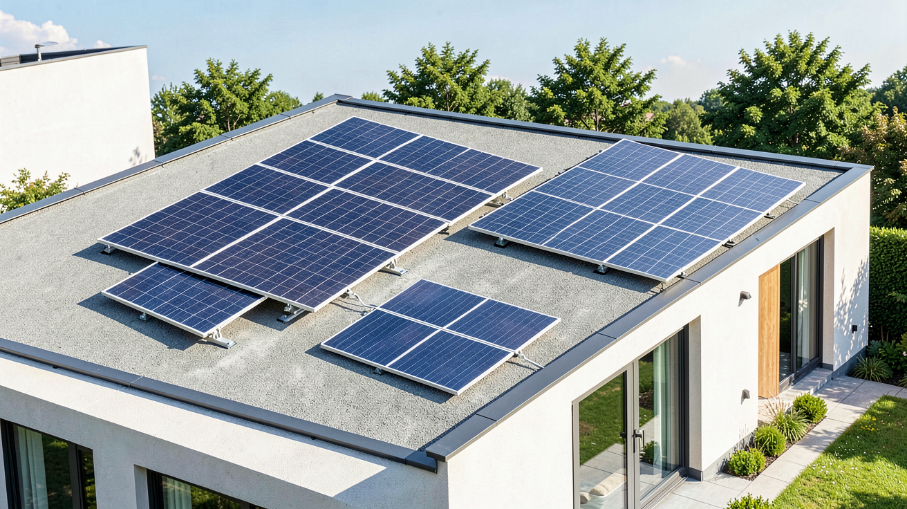 prix panneau solaire pour maison 150m2 illustrant la différence entre la surimposition et l'intégration au bâti sur une toiture.