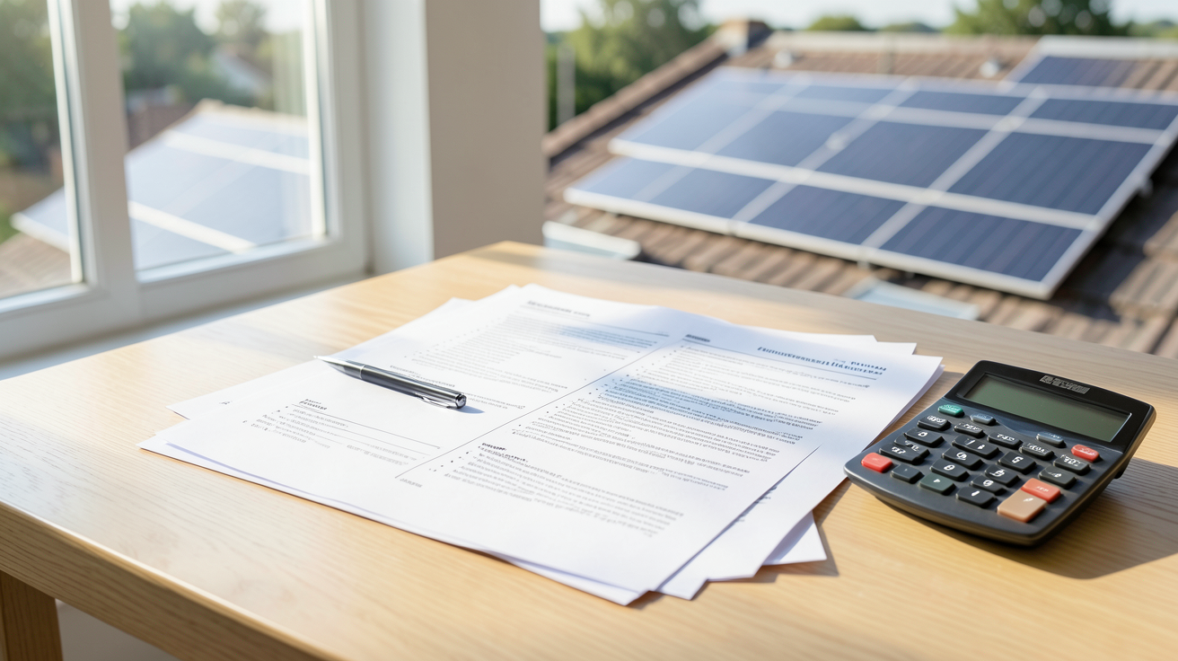 prix panneau solaire thermique coût installation complet avec devis détaillé et documents professionnels