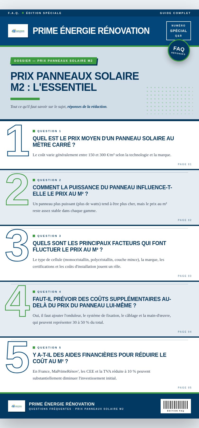Infographie : Prix panneaux solaire m2 : l'essentiel