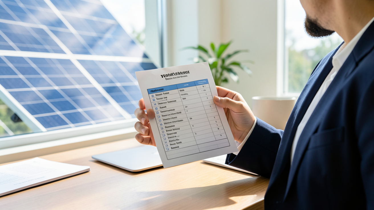 prix des panneaux solaires en 2022 : checklist à consulter avant de signer un devis