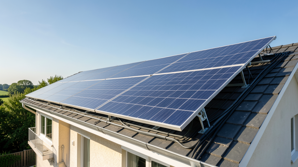 prix panneaux solaires maison installation résidentielle sur toit