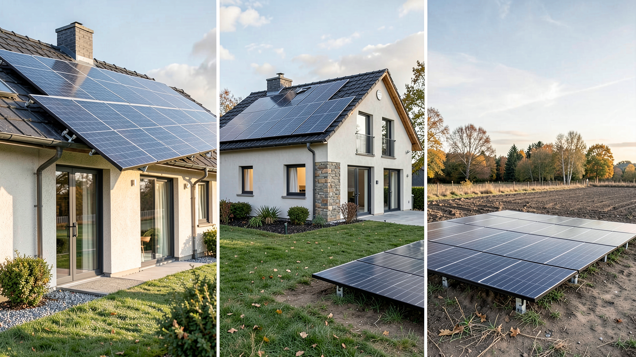 prix pose de panneaux solaires : comparaison des coûts entre surimposition, intégration au bâti et installation au sol