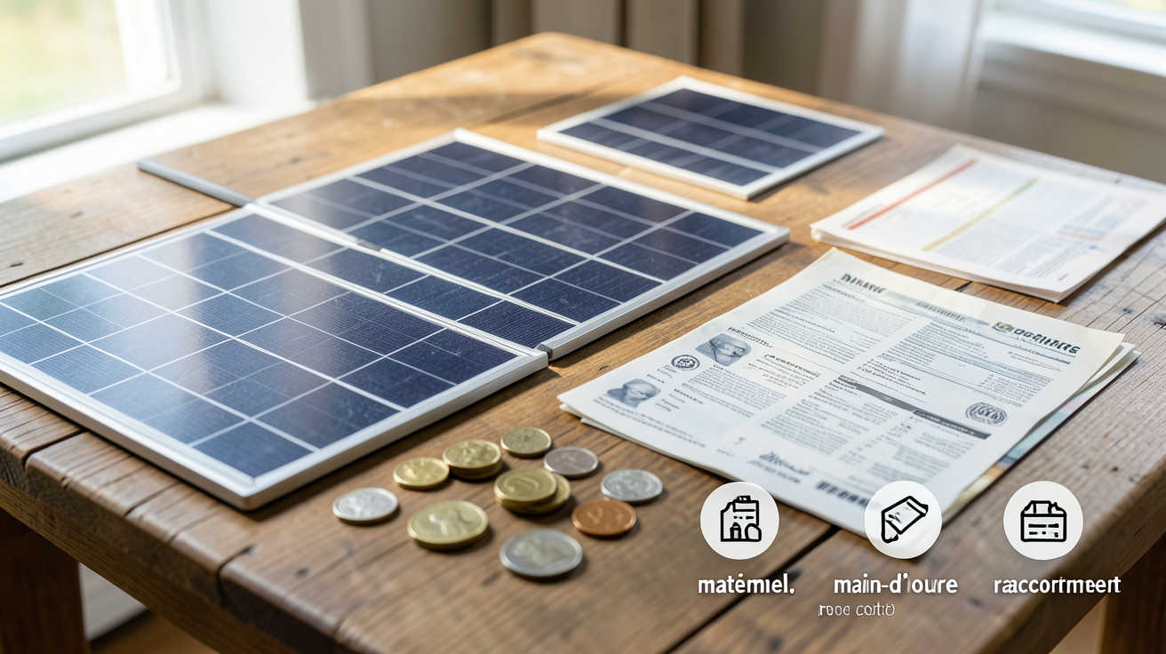 prix pour 24 panneaux photovoltaique montrant la répartition des coûts d'une installation de 24 panneaux photovoltaïques