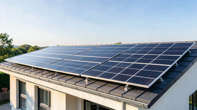 prix solaire thermique installation sur toit de maison individuelle avec capteurs solaires thermiques