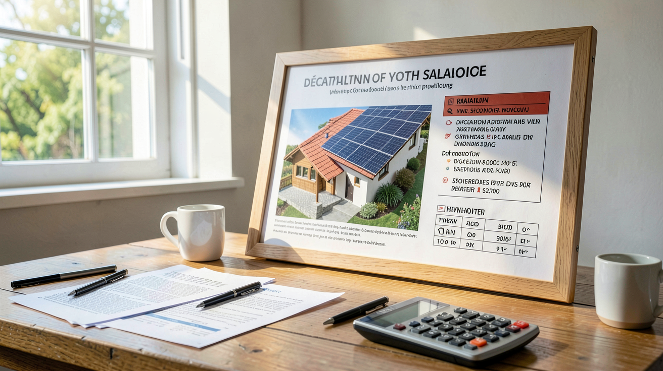prix toiture photovoltaique décomposition détaillée des coûts d'installation sur un bureau professionnel