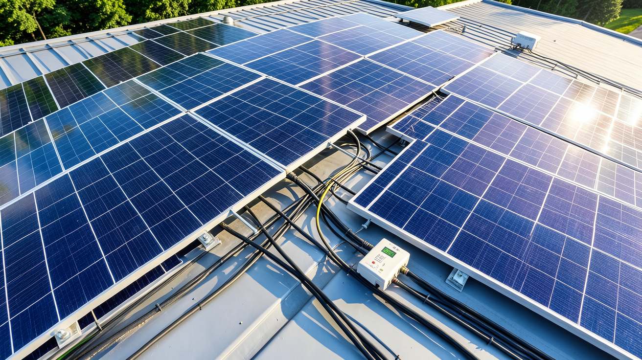 prix toiture solaire coûts détaillés par puissance en 2026 avec panneaux photovoltaïques sur un toit