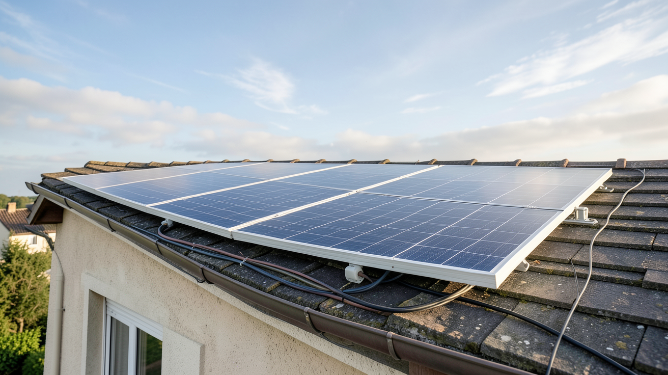 production 3kWc annuelle moyenne d'une installation solaire en France