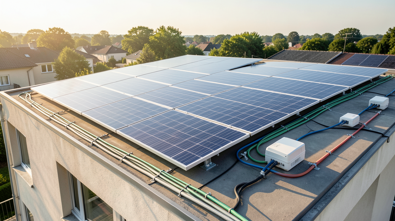 production moyenne panneau photovoltaique optimisation installation sur toit de maison